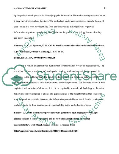 Analysis of Articles about the Technologies in Healthcare