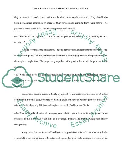 Spiro Agnew and Construction Kickbacks (ethic case study)