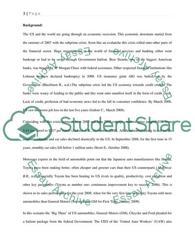 Economic Crisis And Its Impact On The Trade In The U.S
