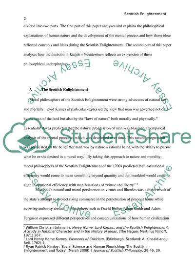 The Scottish Enlightenment