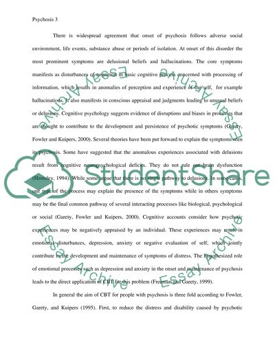 Cognitive Behavioral Therapy