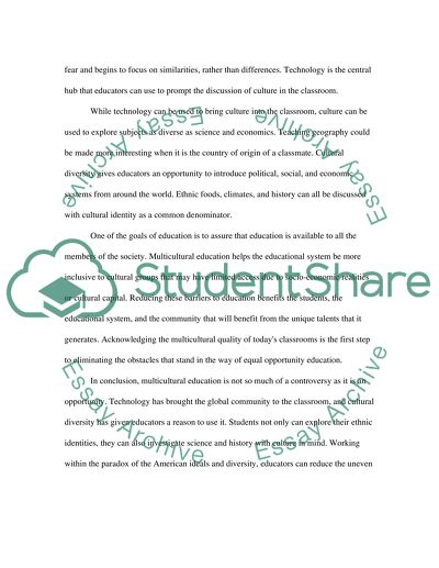 Multicultural Education