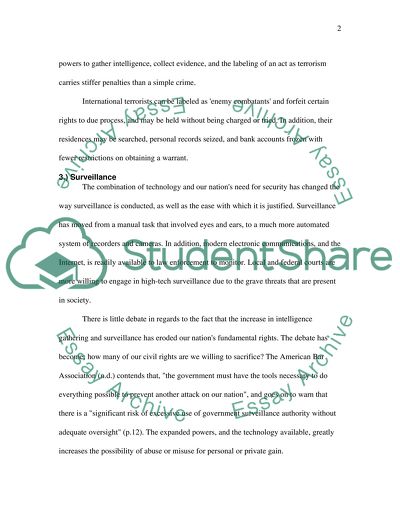 Security Concerns for America