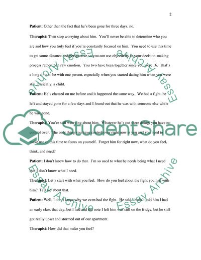 Transcript of Therapy Session