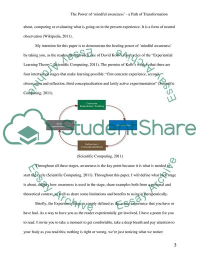 The Power of Mindful Awareness