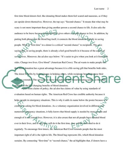 Blood Donation Advertisement