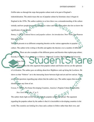 Modes of Uban Entertainment and the Different Ways it Affects Our Day to Day Activities