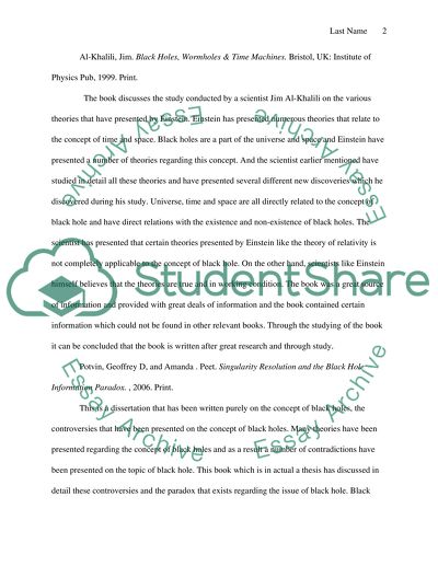 Scientific Explanation of Black Holes