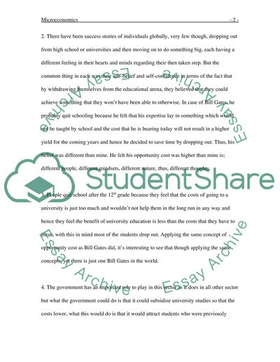 Basics of Microeconomics