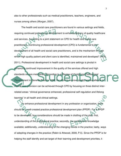 The Concept of Professional Development