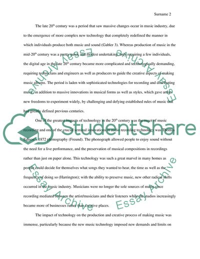 Development of Music Technology