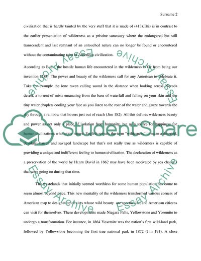 The Trouble with Wilderness