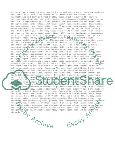 Operations and Supply Chain Management