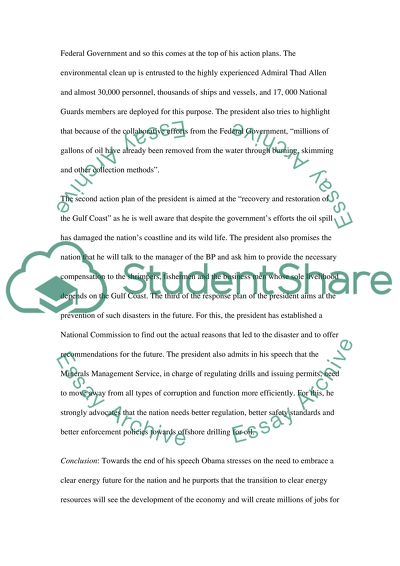 President Obamas Oval Office Address on the PB Oil Spill