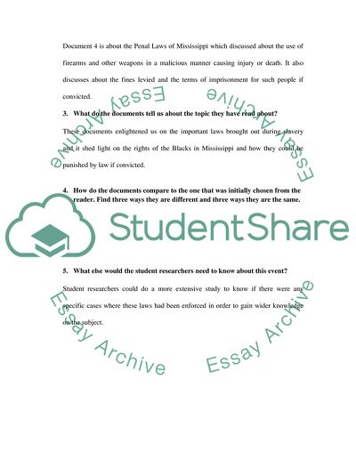 Black Codes - Laws of the Mississippi