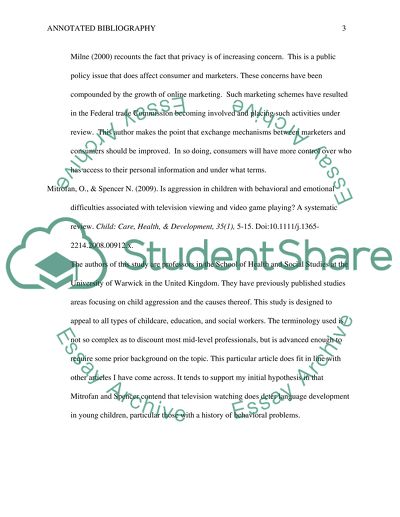 Television and Very Young Children