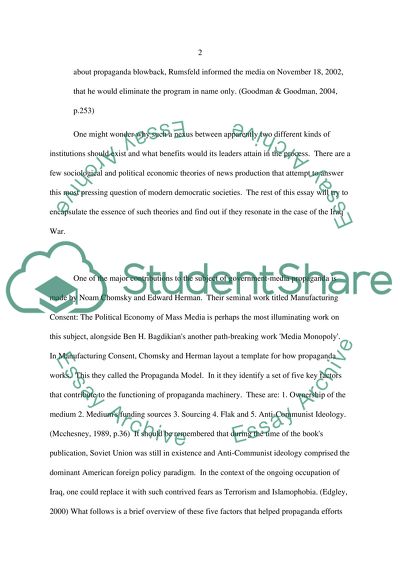 The Invasion and Occupation of Iraq