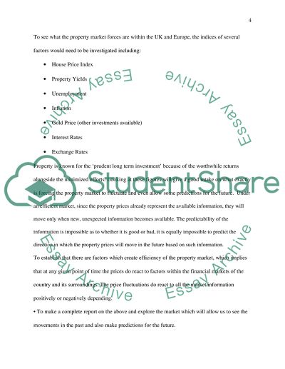 The Factors Which Cause Significant Movement in Property Prices within the UK and Europe