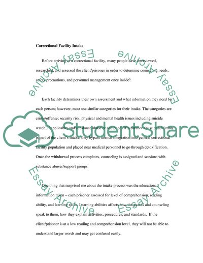 Assessment Interviews