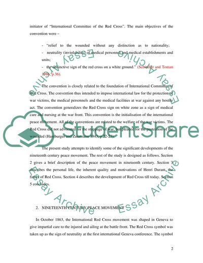 The International Peace Movements