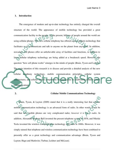 The Mobile Communication Principles and Cellular System