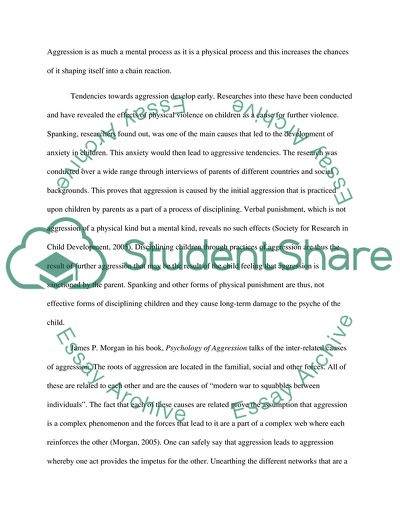 Agression Breeds Agression