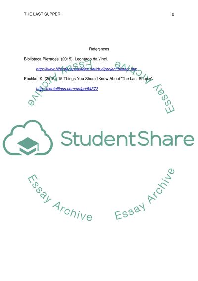 Leonardo da Vincis The Last Supper