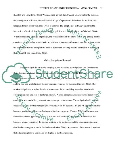 Processes and Definitions of Enterprise and Entrepreneurial Management
