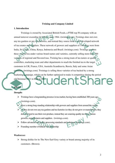 Twining and Company Limited