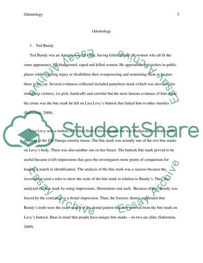 Odontology as a Forensic Science