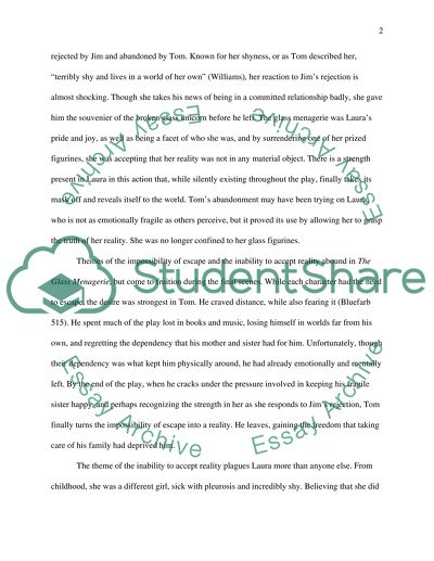 Tennessee Williams The Glass Menagerie Analysis