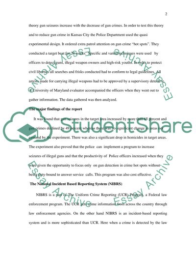 The Kansas City Gun Experiment