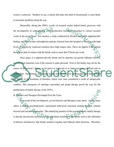 Structural Family Therapy for Asian Family