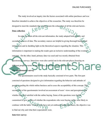 What are the factors associated with online purchases