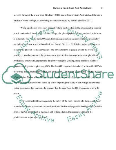 Food and Agriculture