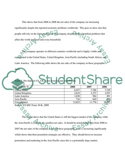 Kellogg Company Strategy