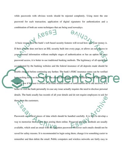 Factors Which Deter People from Using Online Banking