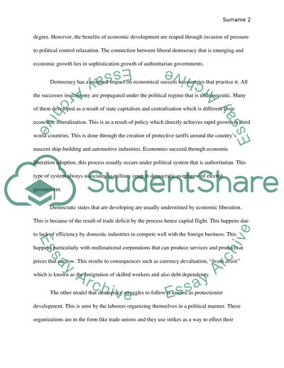 The Effect of Economic Growth