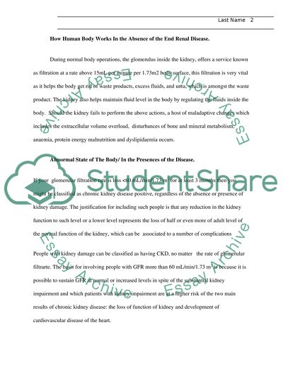 End-Stage Renal Disease