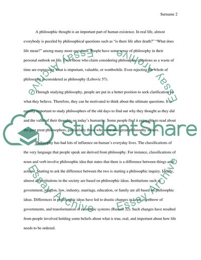 ): Does a philosophical search for wisdom enhance life Does it needlessly cause worry and distress