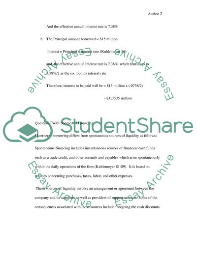Major Issues in Financial Management