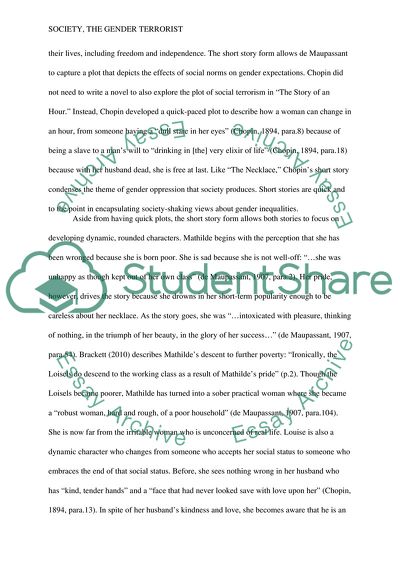 The Necklace and The Story of an Hour