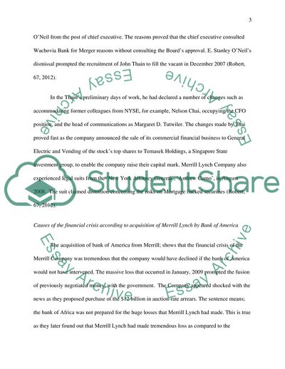 Bank of America Acquires Merrill Lynch