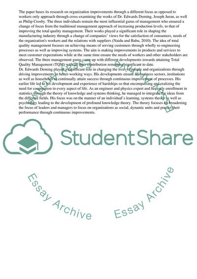 Systems and Processes Management