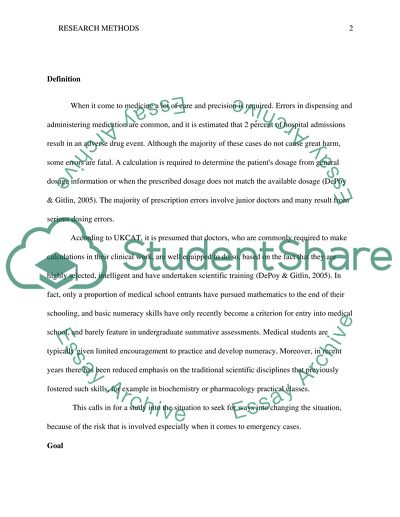 Competence of Paramedic Students in the Calculation of Drug Dosages
