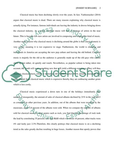 The State of Classical Music