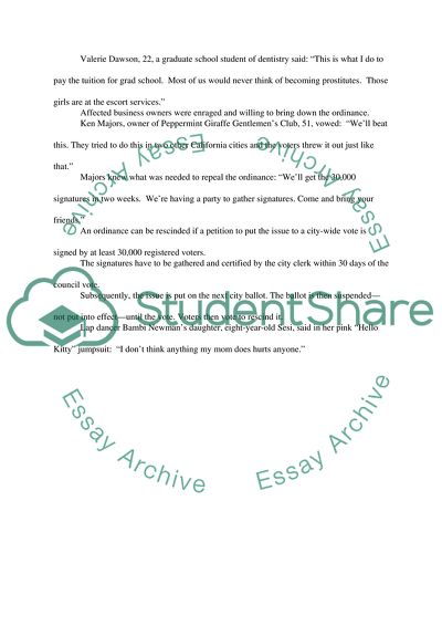 Artistic and Livelihood Rights versus Morality Issues in Anti-Lap Dancing Ordinance