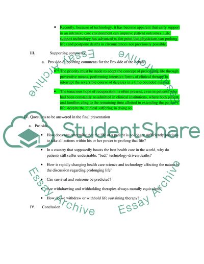 Sustain Physical Life through Technology