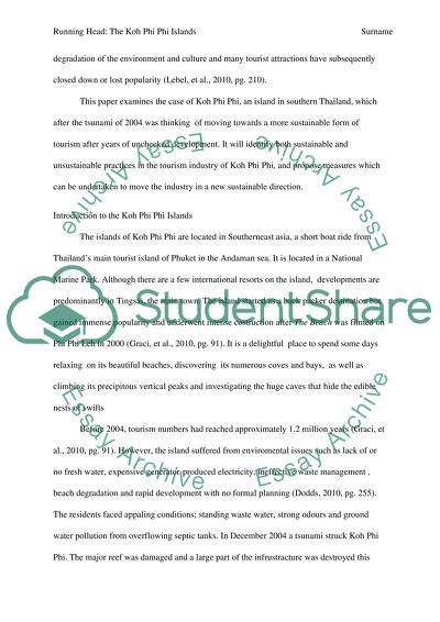 Eco-Tourism in Koh Phi Phi