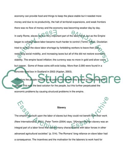 Fall of Roman Empire